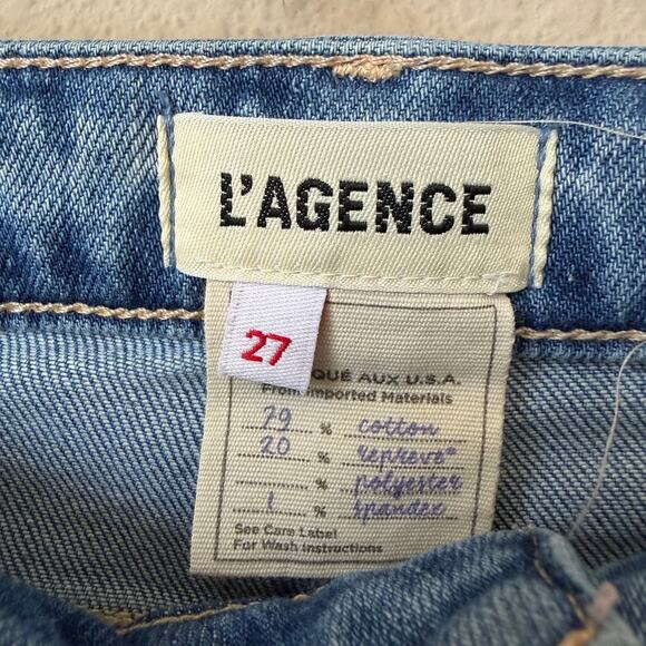 L’Agence Abilene High Rise Baby Boot Slit Jeans in Alamo Size 27 - Picture 4 of 5